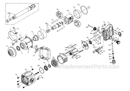 Part Location Diagram of 8940169497 Chicago Pneumatic Regulator Kit